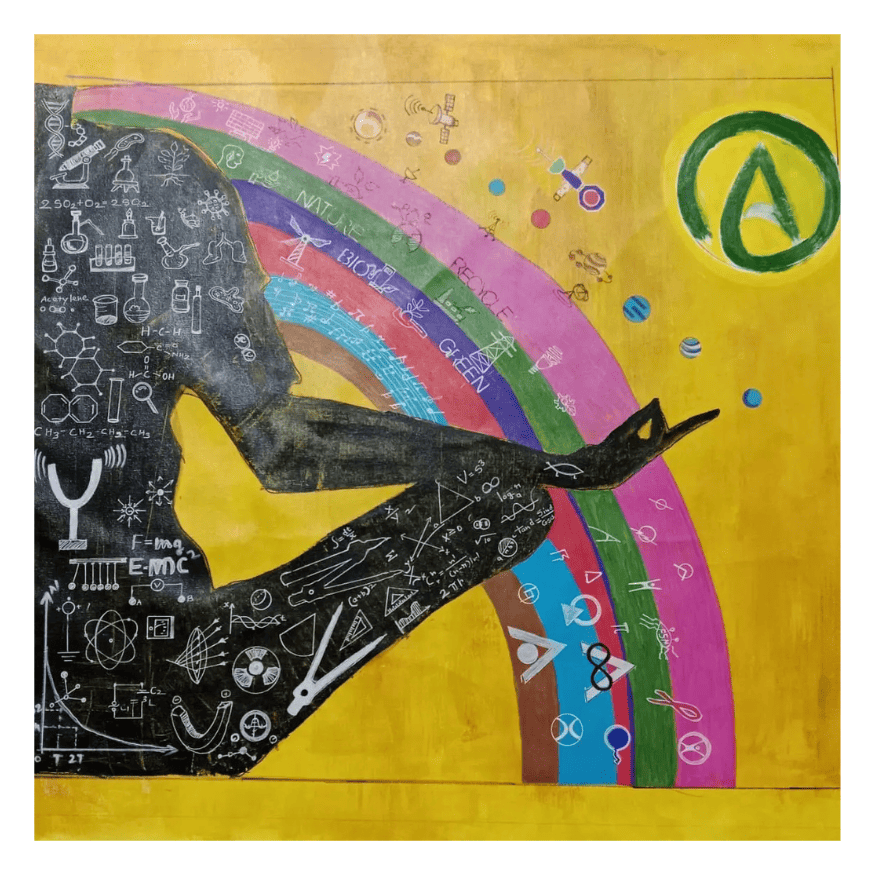 Abstract Acrylic on Canvas