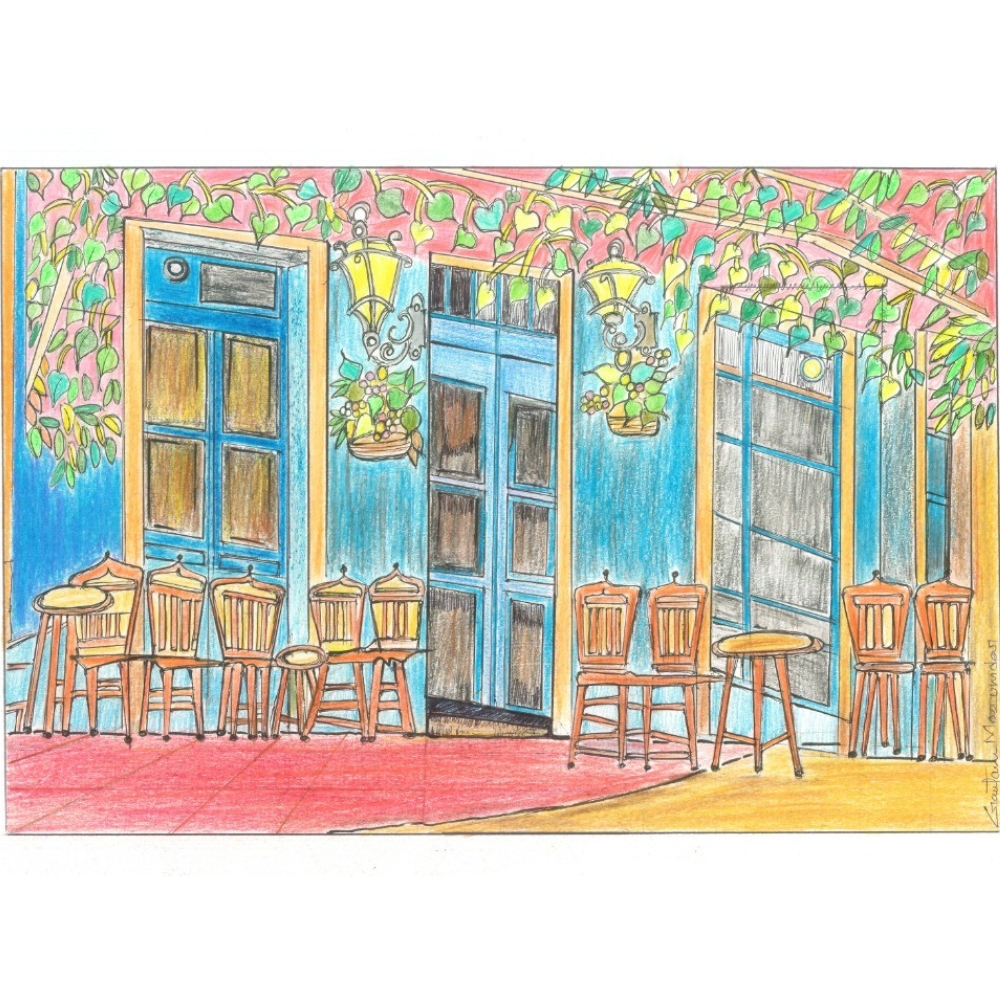 Chairs Outside the House