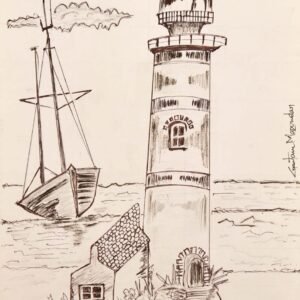 Light House painting