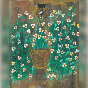 The Basket Full of Flowers