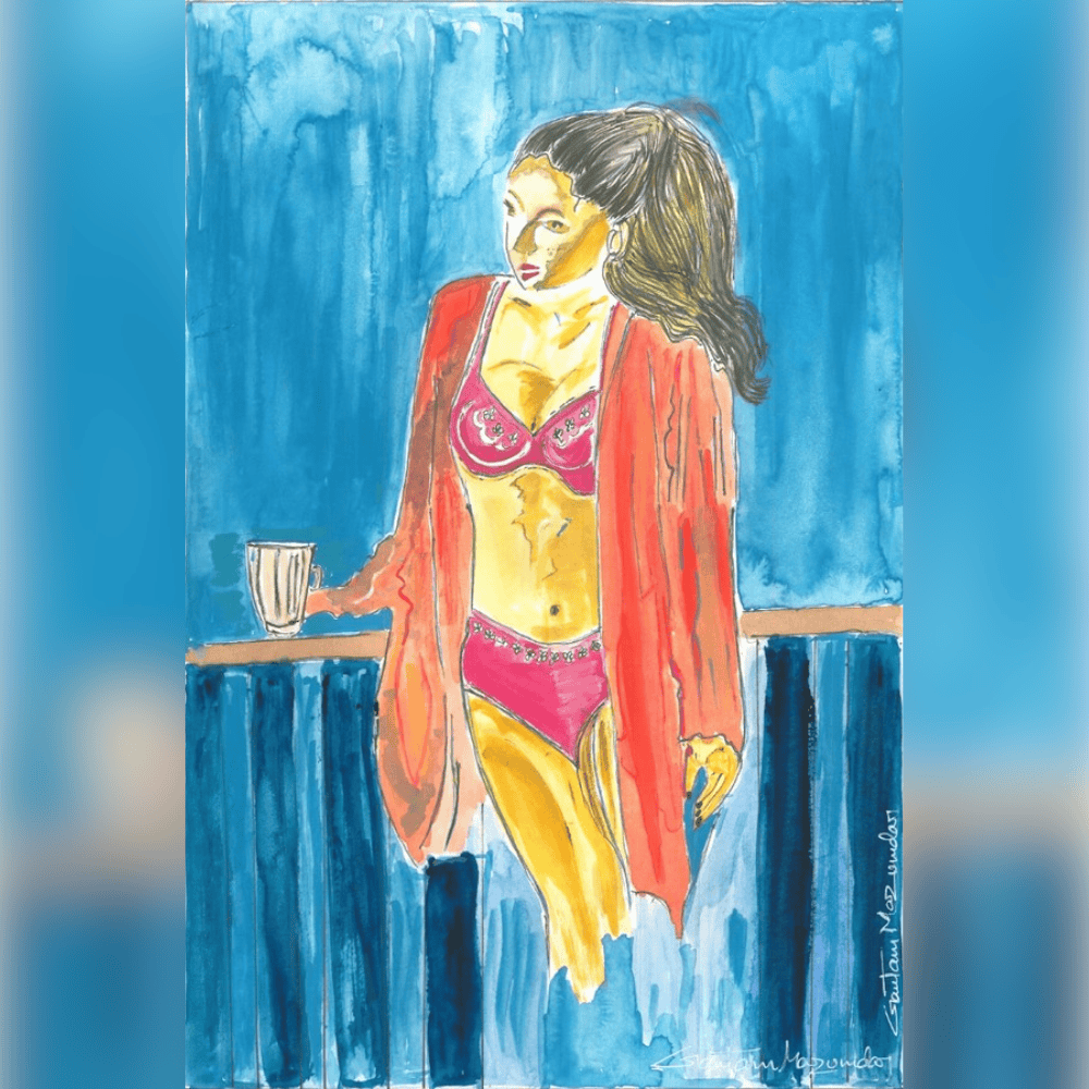 THE PINK SERIES-5 painting