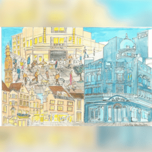 The Cafe Painting