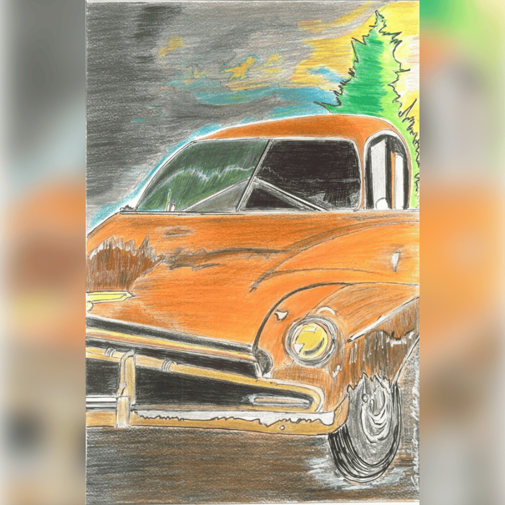 The Car In The Storm