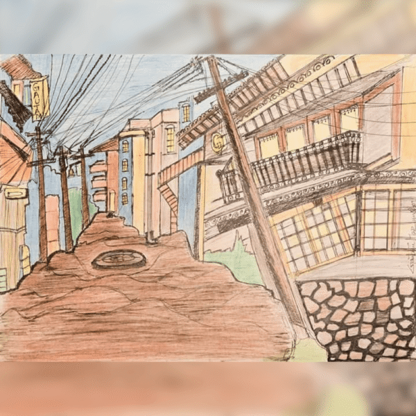 The Electric Poles painting