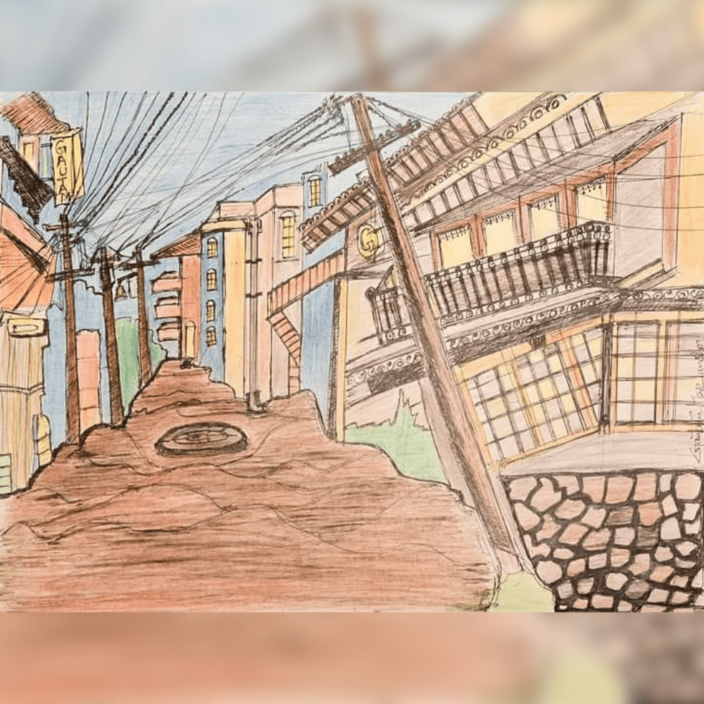 The Electric Poles painting