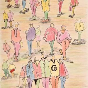 The Fashionista painting