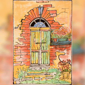 The Locked Wooden Door