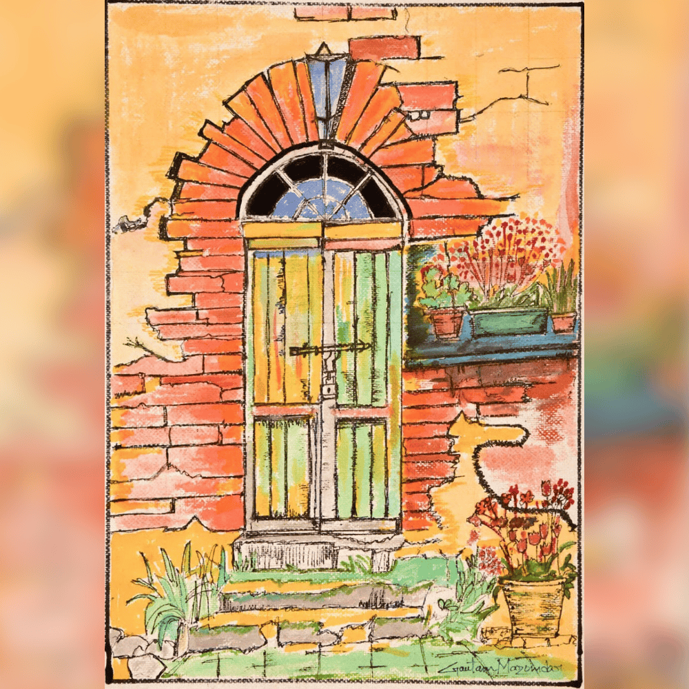 The Locked Wooden Door