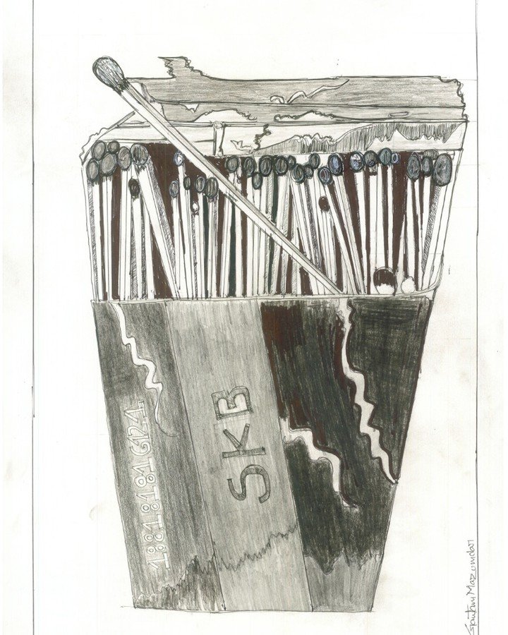 The Match Box painting
