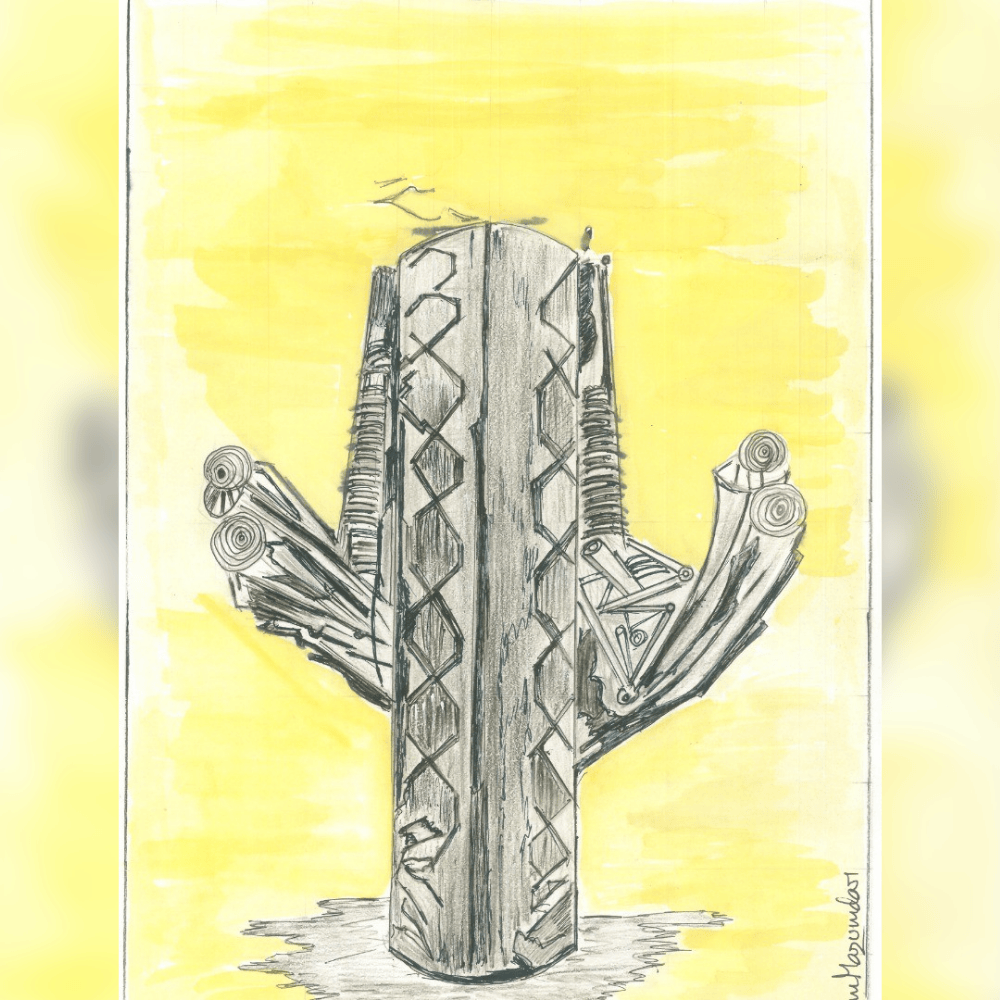 The Motorcycle Series A painting