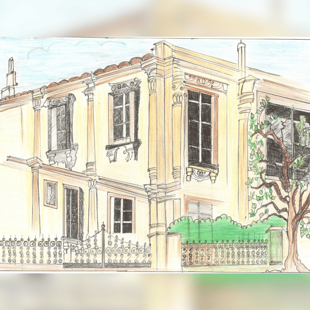 The New House A painting