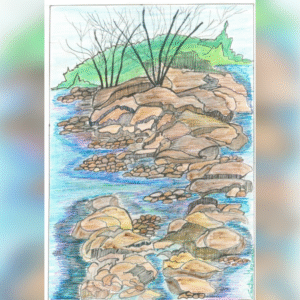 The River Bank painting