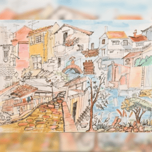The Slum Part 2 painting
