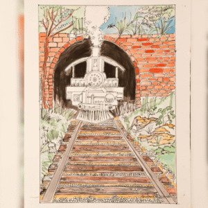 The Train in a Tunnel