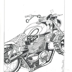 The Bike Series 030 painting