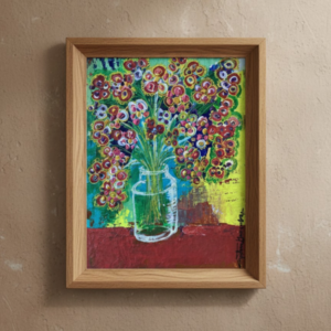 Flower in the White Jar