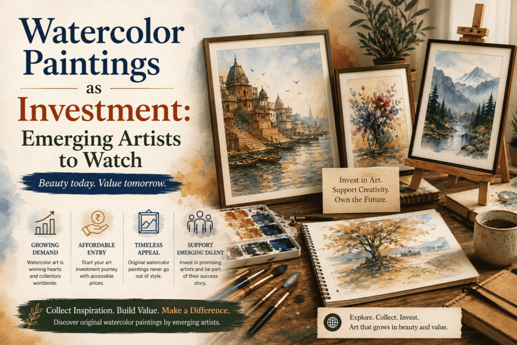 Watercolor paintings artist
