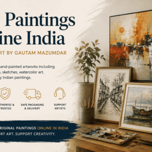 Buy Paintings Online India – Original Art by Gautam Mazumdar