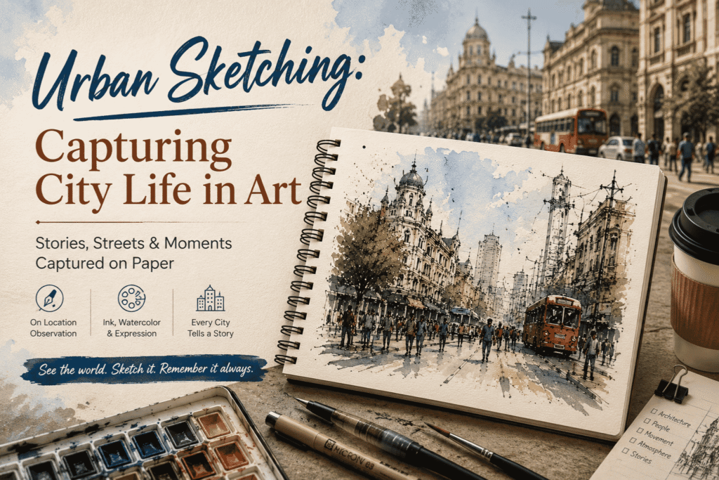 Urban sketch artist