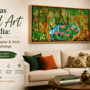 Canvas Wall Art in India: How to Display & Style Original Paintings